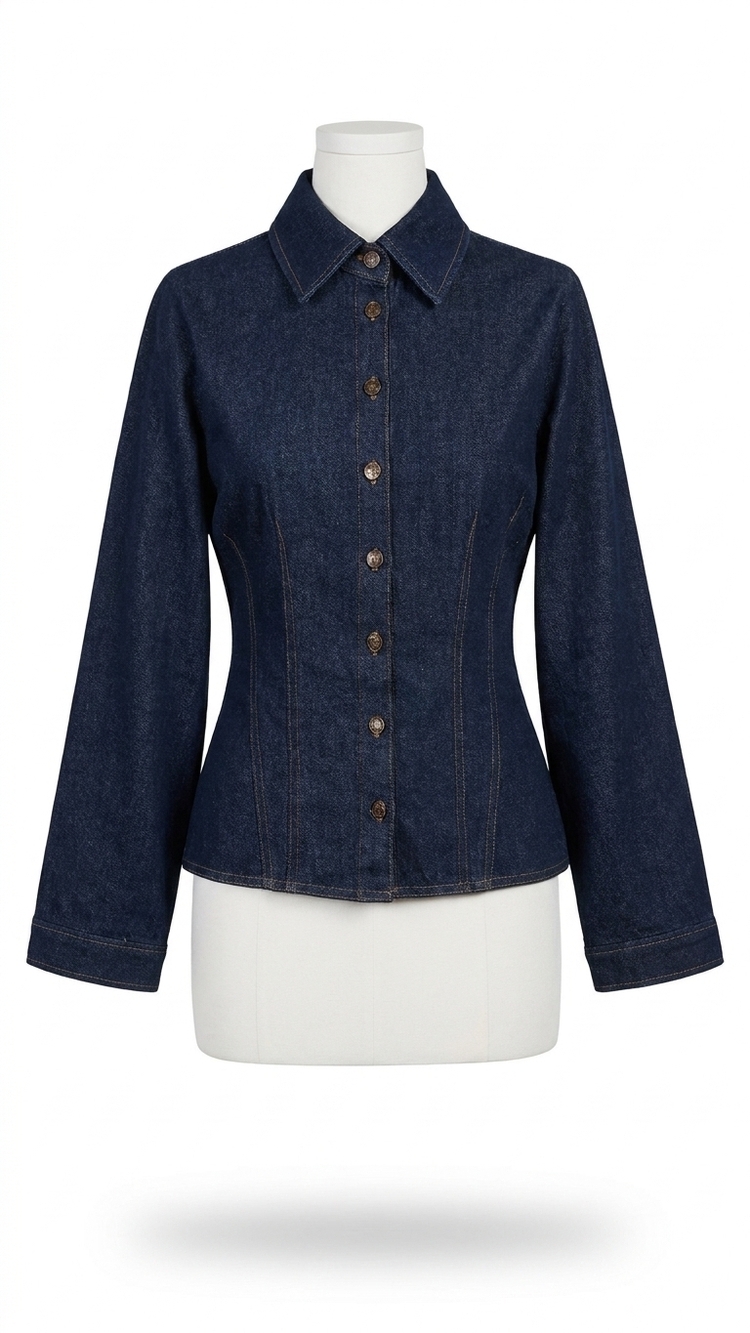 NEW AGOLDE devon denim shirt in rinse